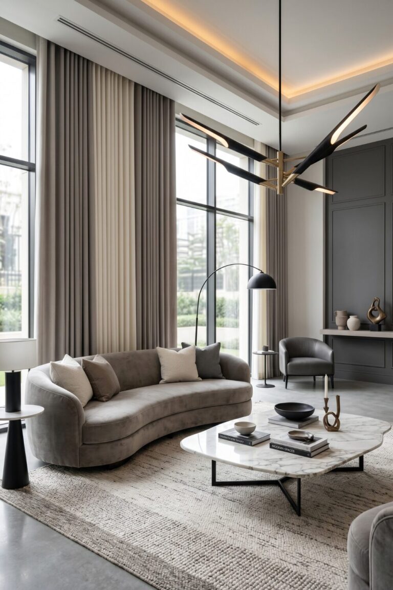 18 Living Room Curtain Ideas for a Soft and Elegant Look